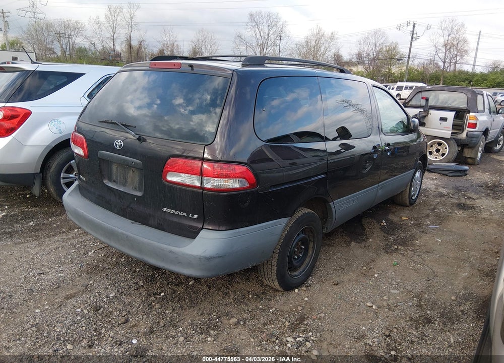 2002 TOYOTA SIENNA LE VIN: 4T3ZF13C42U490717