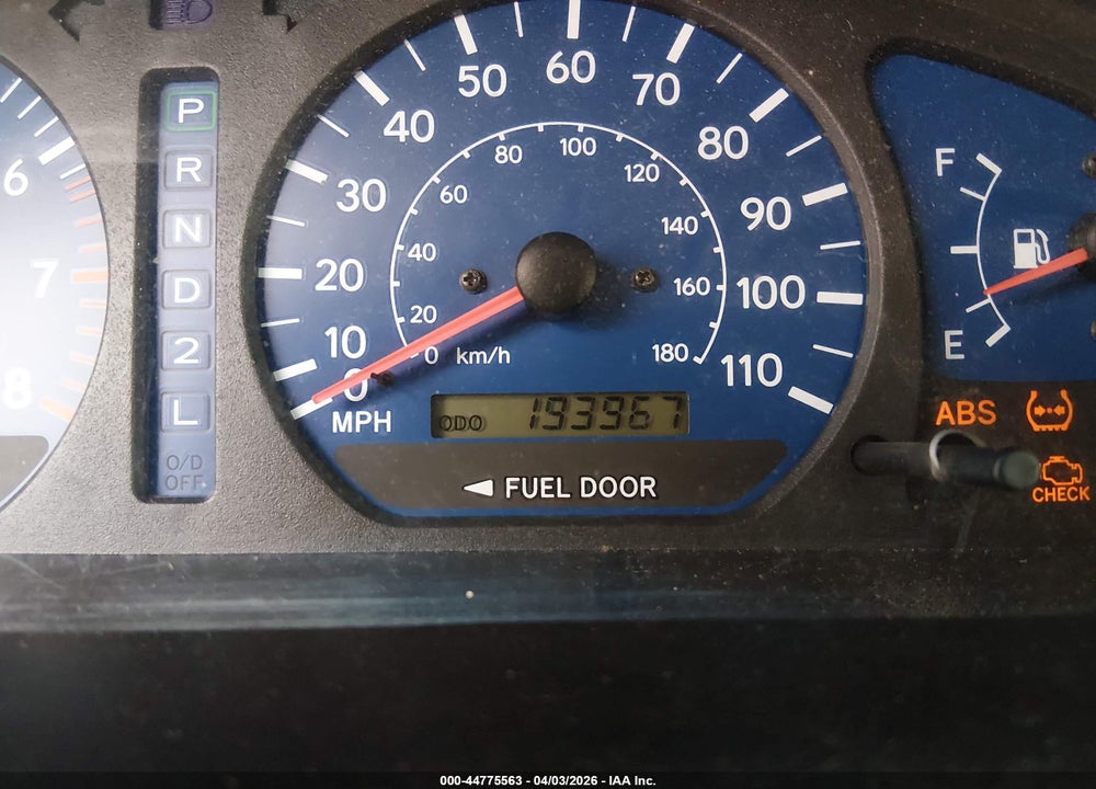 2002 TOYOTA SIENNA LE VIN: 4T3ZF13C42U490717