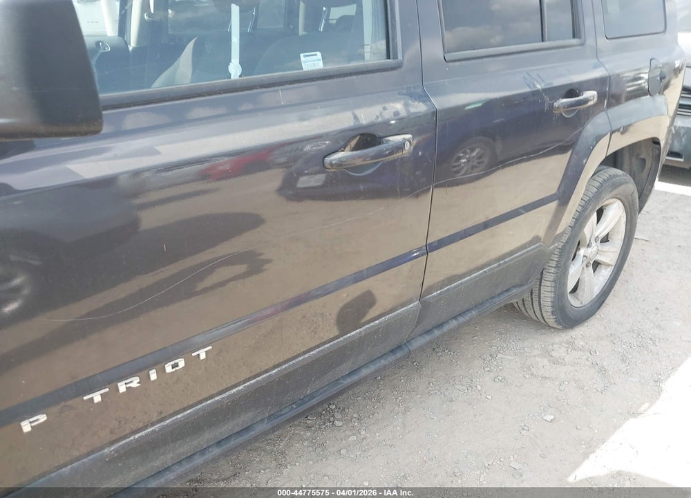2017 JEEP PATRIOT LATITUDE FWD VIN: 1C4NJPFA7HD116134