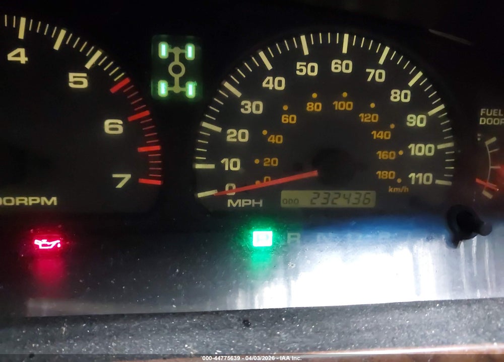 2000 TOYOTA 4RUNNER LIMITED V6 VIN: JT3HN87R8Y9038837