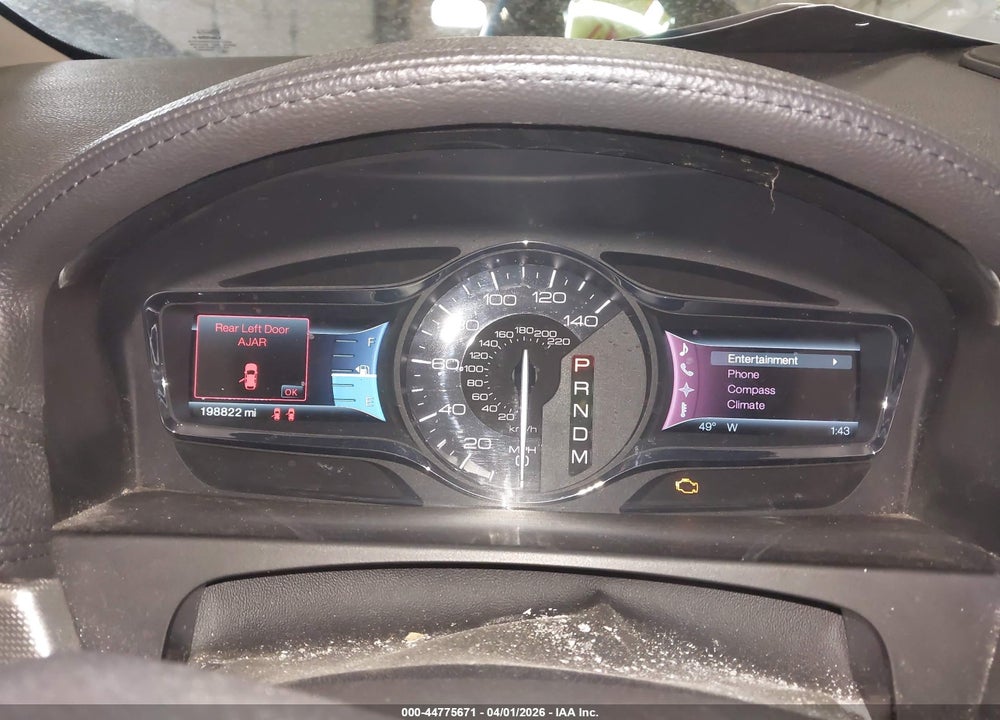 2011 LINCOLN MKX VIN: 2LMDJ6JK1BBJ06489