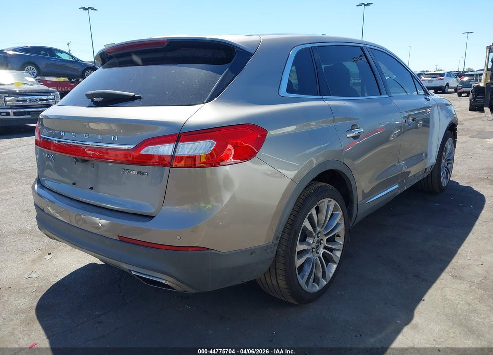 2016 LINCOLN MKX RESERVE VIN: 2LMTJ6LP0GBL61923