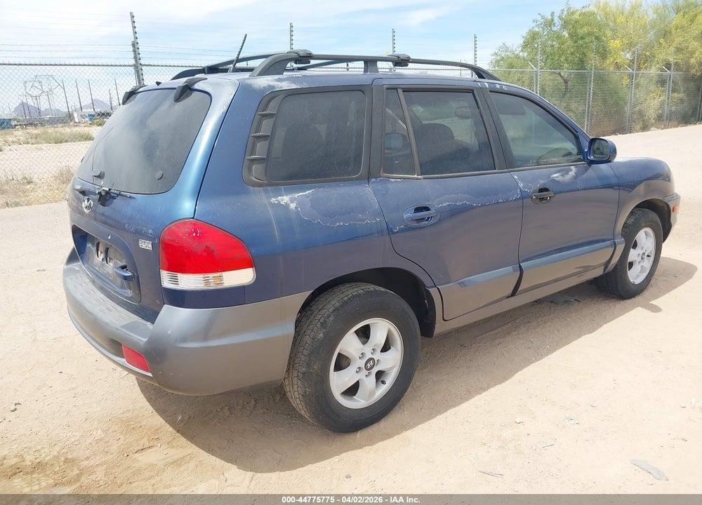 2006 HYUNDAI SANTA FE GLS/LIMITED VIN: KM8SC13E16U091385