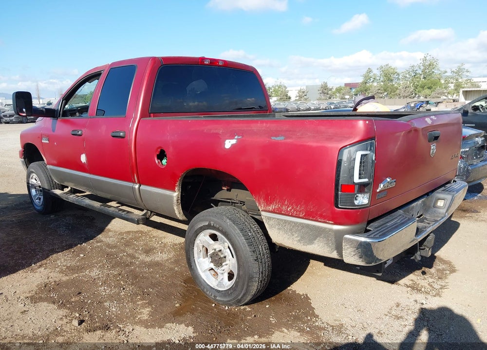 2008 DODGE RAM 2500 SLT/POWER WAGON VIN: 3D7KS28AX8G121336