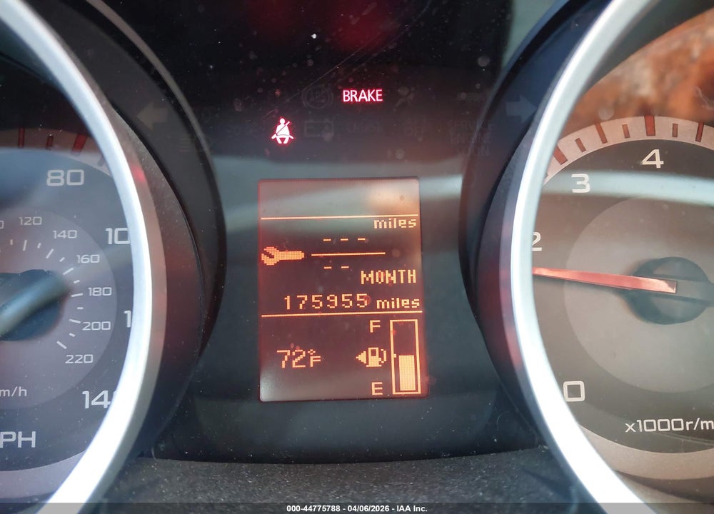 2008 MITSUBISHI LANCER DE VIN: JA3AU16UX8U034443