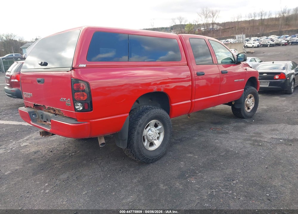 2003 DODGE RAM 2500 SLT/LARAMIE/ST VIN: 3D7KU28D93G794227