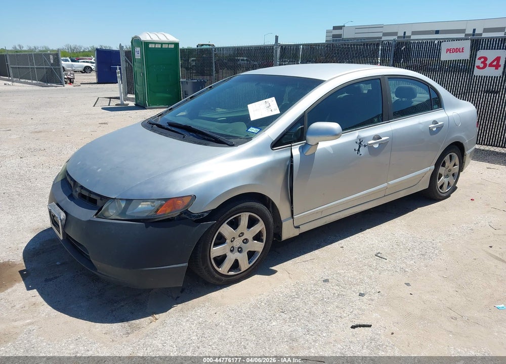 2008 HONDA CIVIC LX VIN: 1HGFA16548L029593