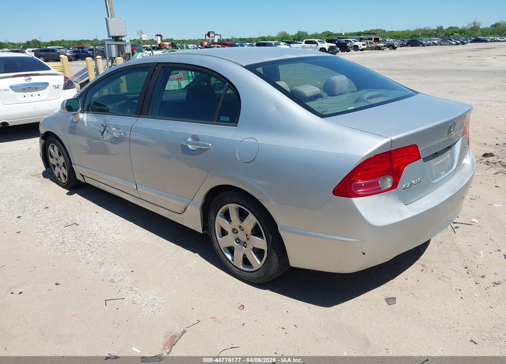 2008 HONDA CIVIC LX VIN: 1HGFA16548L029593