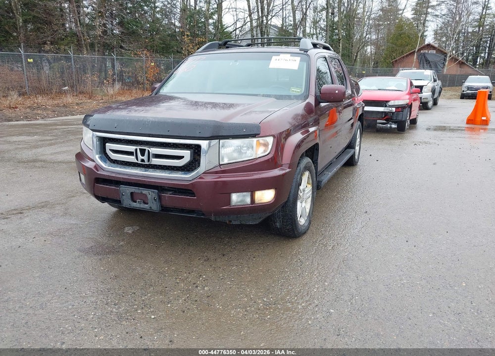 2009 HONDA RIDGELINE RTL VIN: 5FPYK16599B107513