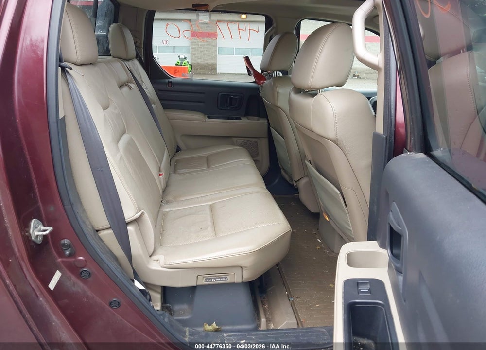 2009 HONDA RIDGELINE RTL VIN: 5FPYK16599B107513