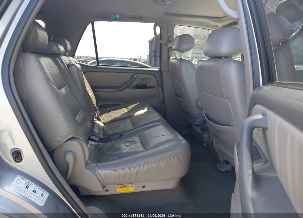2002 TOYOTA SEQUOIA LIMITED V8 VIN: 5TDBT48A32S060293