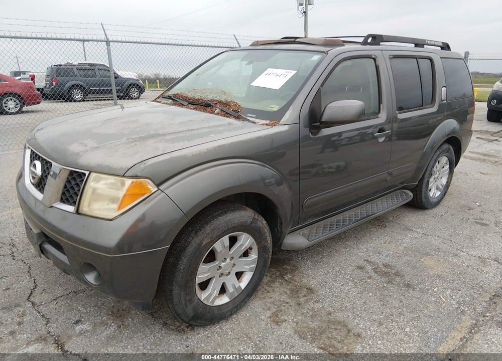 2006 NISSAN PATHFINDER LE VIN: 5N1AR18W16C603504