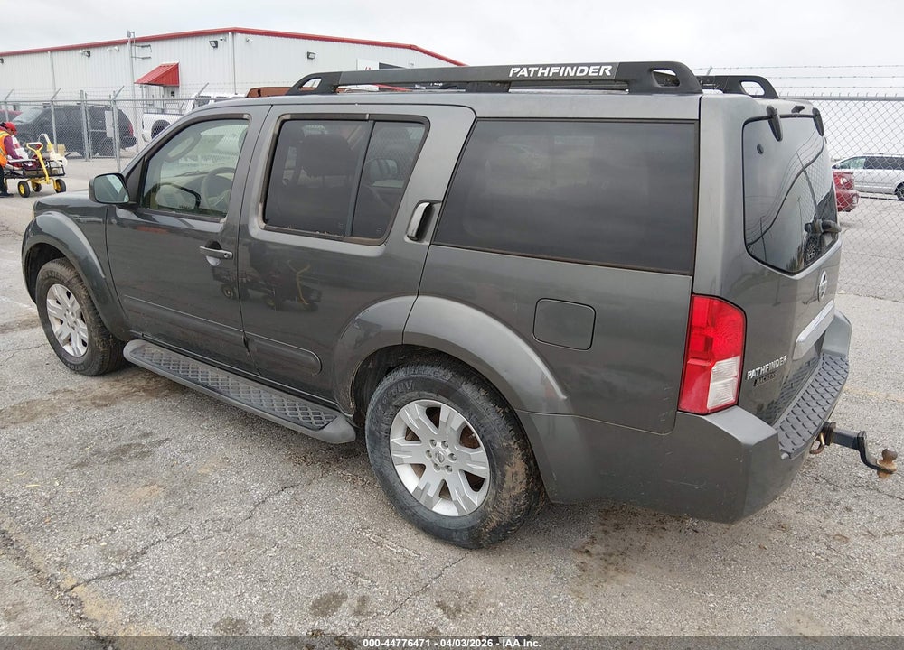 2006 NISSAN PATHFINDER LE VIN: 5N1AR18W16C603504
