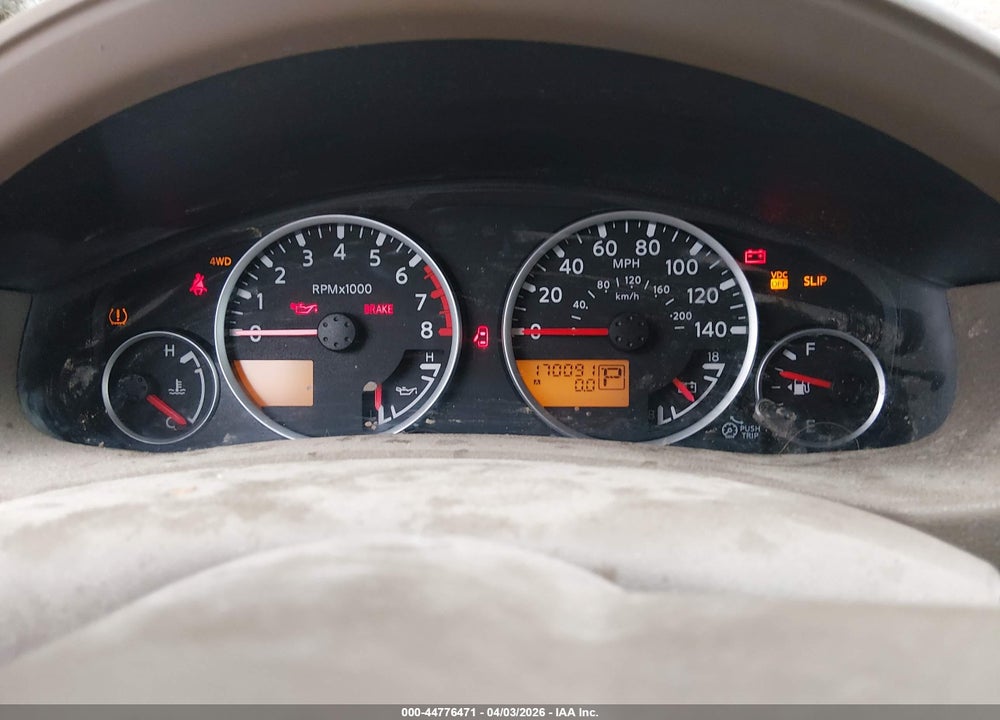 2006 NISSAN PATHFINDER LE VIN: 5N1AR18W16C603504