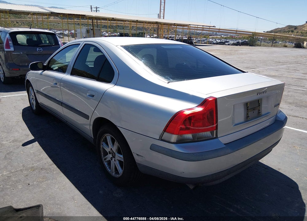 2002 VOLVO S60 2.4 VIN: YV1RS61R822173008