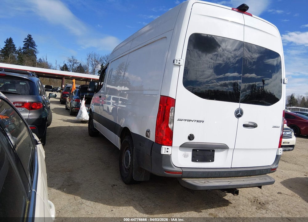 2021 MERCEDES-BENZ SPRINTER 2500 STANDARD ROOF V6 VIN: W1Y4EBHY9MT057810