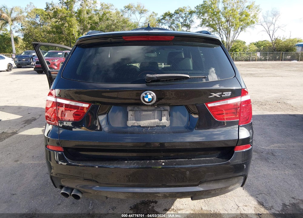 2017 BMW X3 SDRIVE28I VIN: 5UXWZ7C54H0U45870