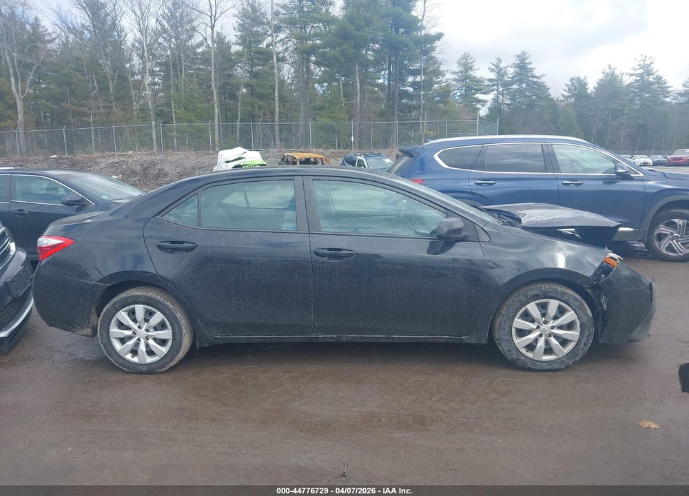 2014 TOYOTA COROLLA LE VIN: 2T1BURHE8EC206858