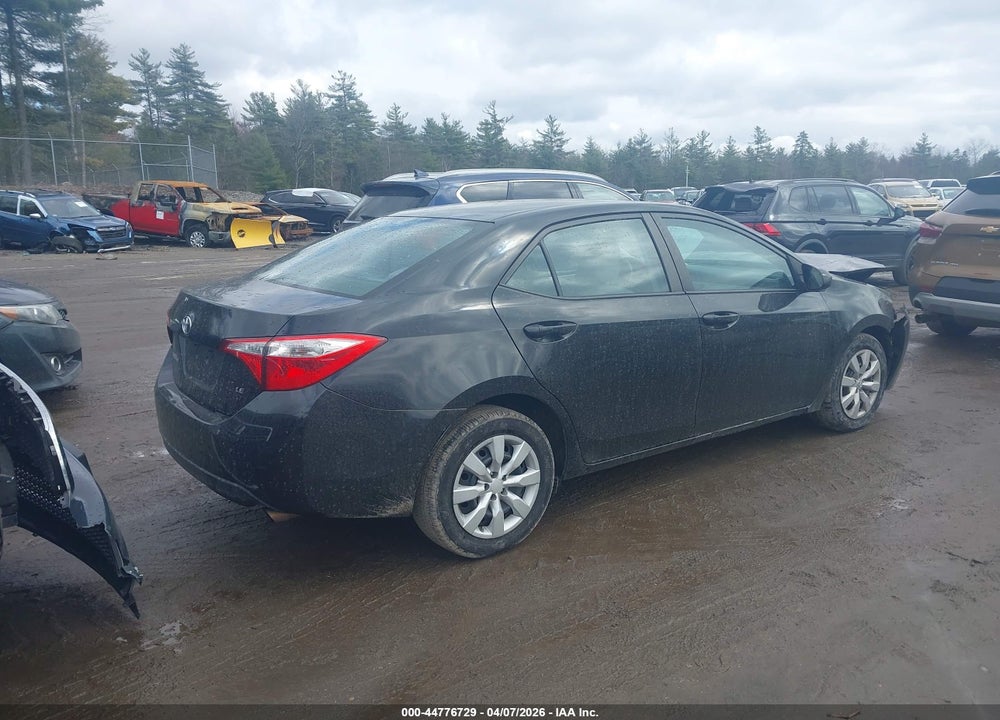 2014 TOYOTA COROLLA LE VIN: 2T1BURHE8EC206858