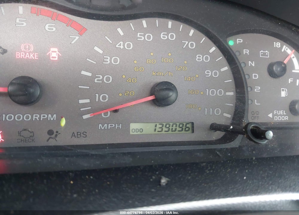 2004 TOYOTA SEQUOIA SR5 VIN: 5TDBT44A54S212597