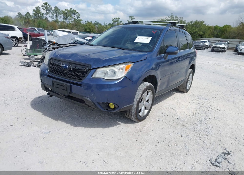 2014 SUBARU FORESTER 2.5I TOURING VIN: JF2SJAPCXEH530935