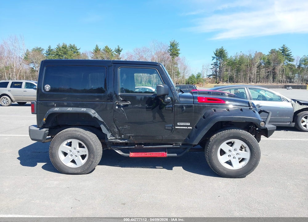 2012 JEEP WRANGLER SPORT VIN: 1C4AJWAG0CL117113