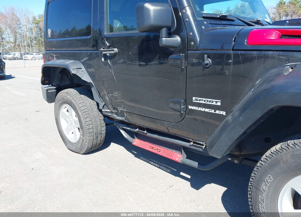 2012 JEEP WRANGLER SPORT VIN: 1C4AJWAG0CL117113