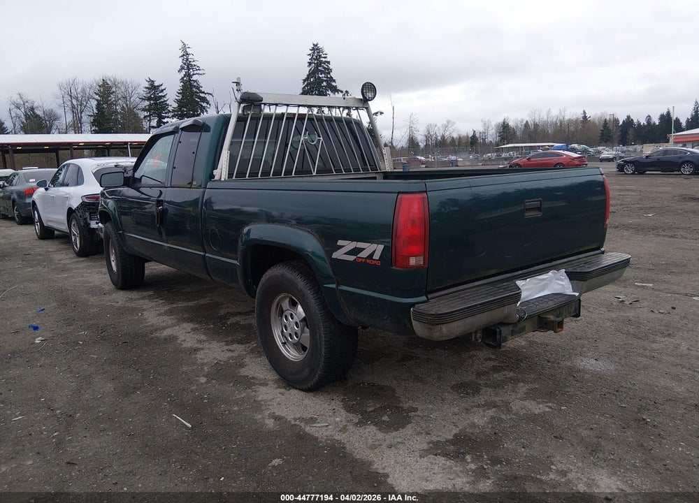 1998 CHEVROLET K1500 FLEETSIDE VIN: 1GCEK19R7WR150084