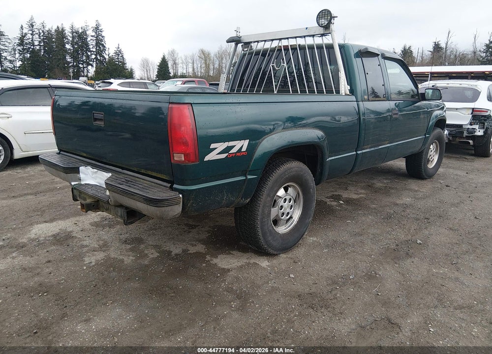 1998 CHEVROLET K1500 FLEETSIDE VIN: 1GCEK19R7WR150084