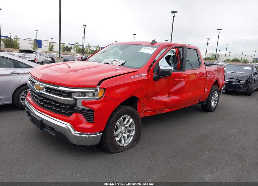2025 CHEVROLET SILVERADO 1500 4WD  SHORT BED LT WITH 2FL VIN: 1GCPKKEK2SZ131959