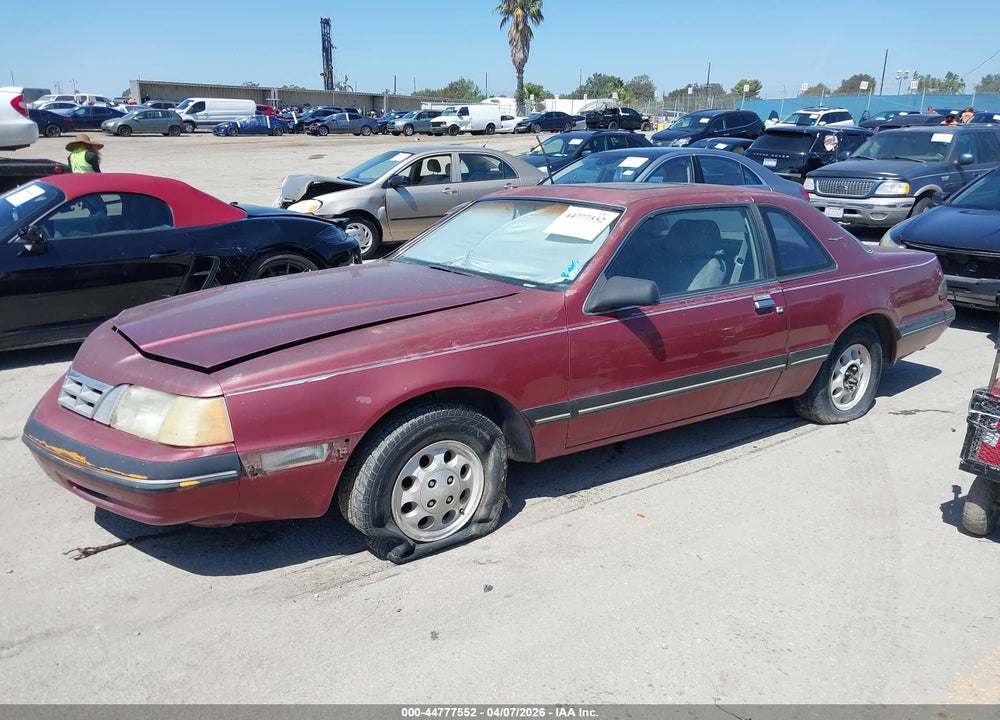 1988 FORD THUNDERBIRD LX VIN: 1FABP62F1JH121573