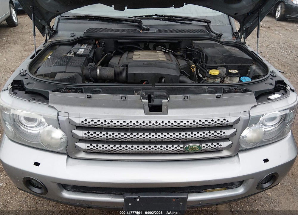 2008 LAND ROVER RANGE ROVER SPORT HSE VIN: SALSK25478A179937