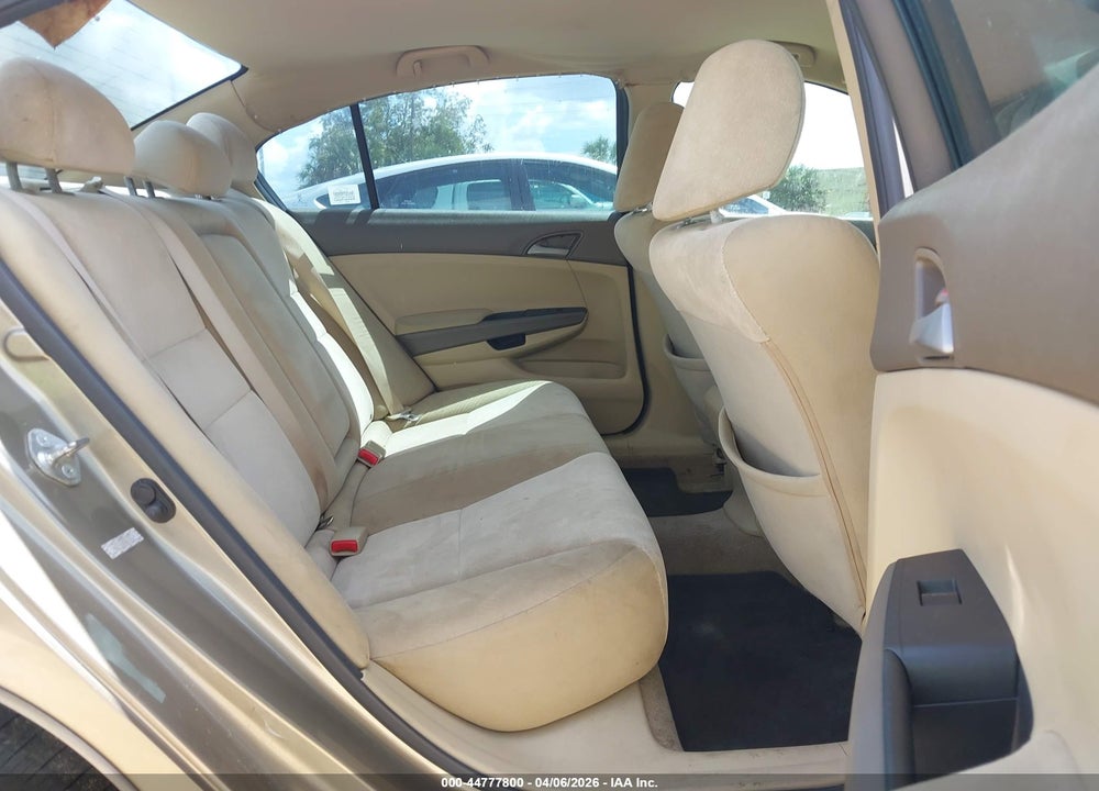 2010 HONDA ACCORD 2.4 LX-P VIN: 1HGCP2F43AA080129