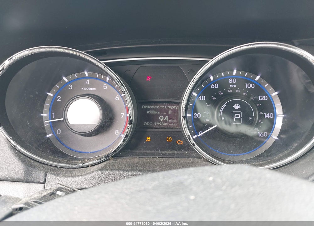 2013 HYUNDAI SONATA GLS VIN: 5NPEB4AC3DH810733