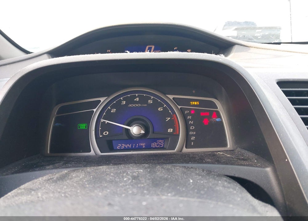 2008 HONDA CIVIC LX VIN: 1HGFA16598L094777