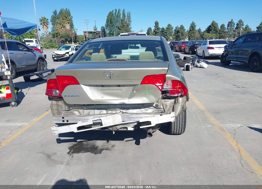 2007 HONDA CIVIC LX VIN: JHMFA16527S001244