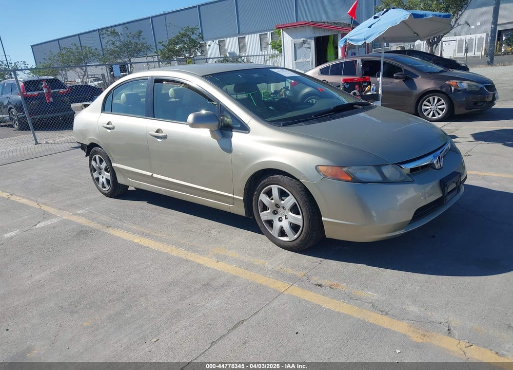 2007 HONDA CIVIC LX VIN: JHMFA16527S001244