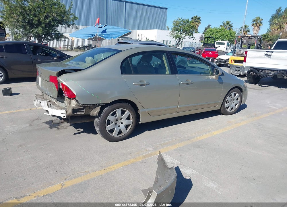 2007 HONDA CIVIC LX VIN: JHMFA16527S001244