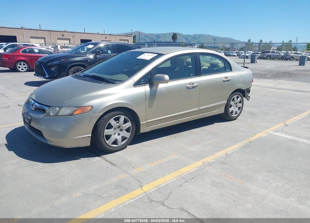 2007 HONDA CIVIC LX VIN: JHMFA16527S001244