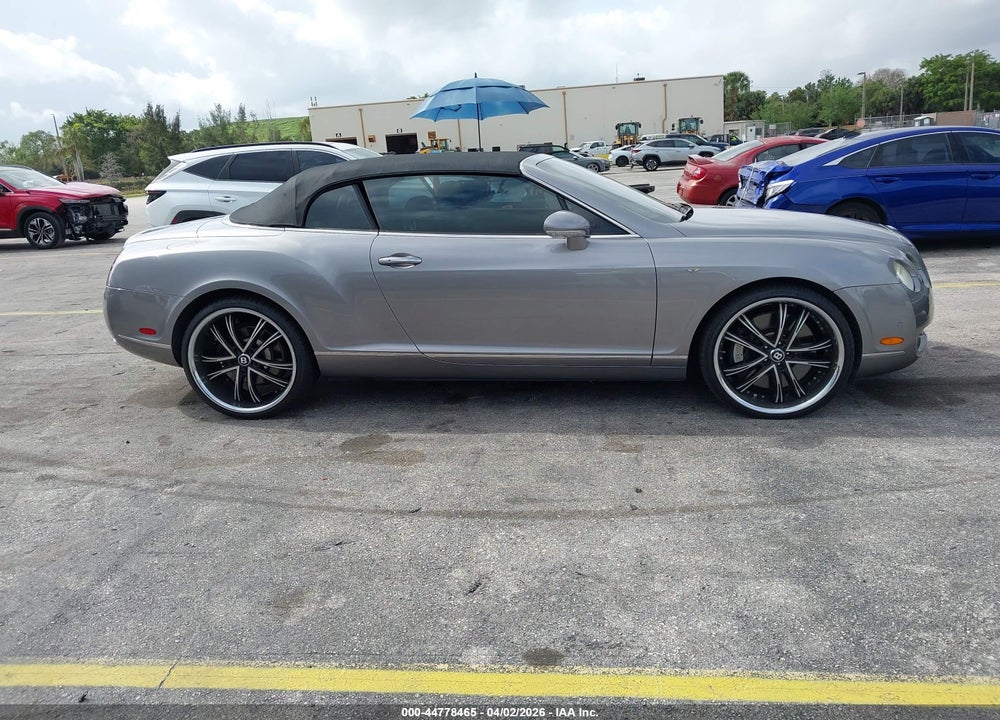 2008 BENTLEY CONTINENTAL GTC VIN: SCBDR33W68C051945