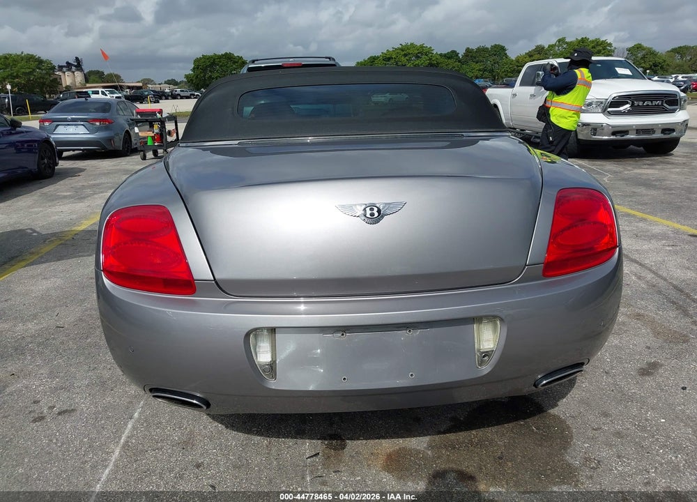 2008 BENTLEY CONTINENTAL GTC VIN: SCBDR33W68C051945