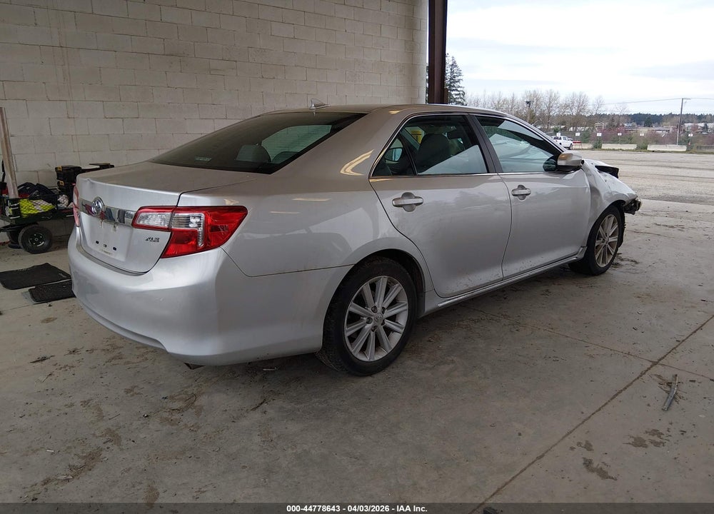 2012 TOYOTA CAMRY XLE VIN: 4T1BF1FK5CU606778