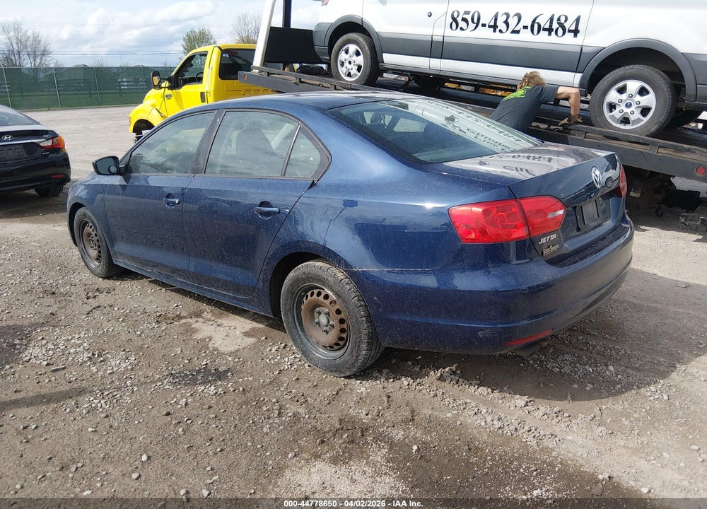 2013 VOLKSWAGEN JETTA 2.0L S VIN: 3VW2K7AJ8DM259791