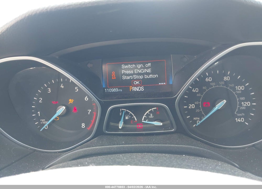 2015 FORD FOCUS TITANIUM VIN: 1FADP3N20FL324474