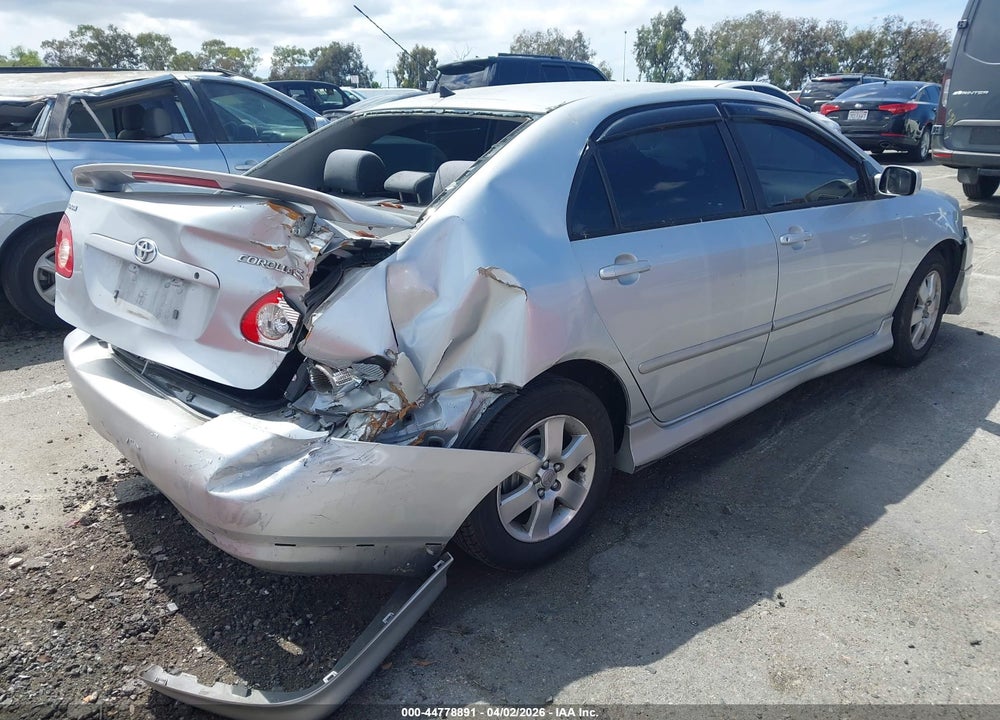 2005 TOYOTA COROLLA S VIN: 1NXBR32E85Z548655