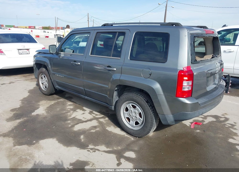 2014 JEEP PATRIOT SPORT VIN: 1C4NJPBA1ED596107