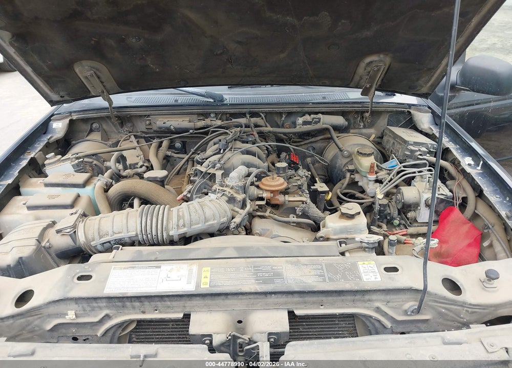 2002 FORD RANGER XLT VIN: 1FTYR44E62TA76474