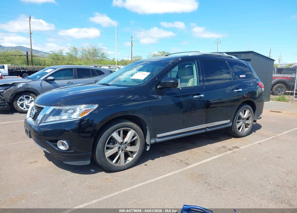 2013 NISSAN PATHFINDER PLATINUM VIN: 5N1AR2MM0DC674314