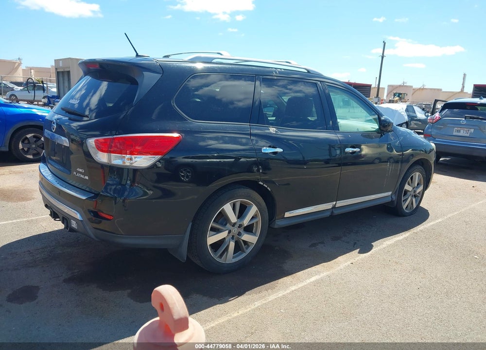 2013 NISSAN PATHFINDER PLATINUM VIN: 5N1AR2MM0DC674314