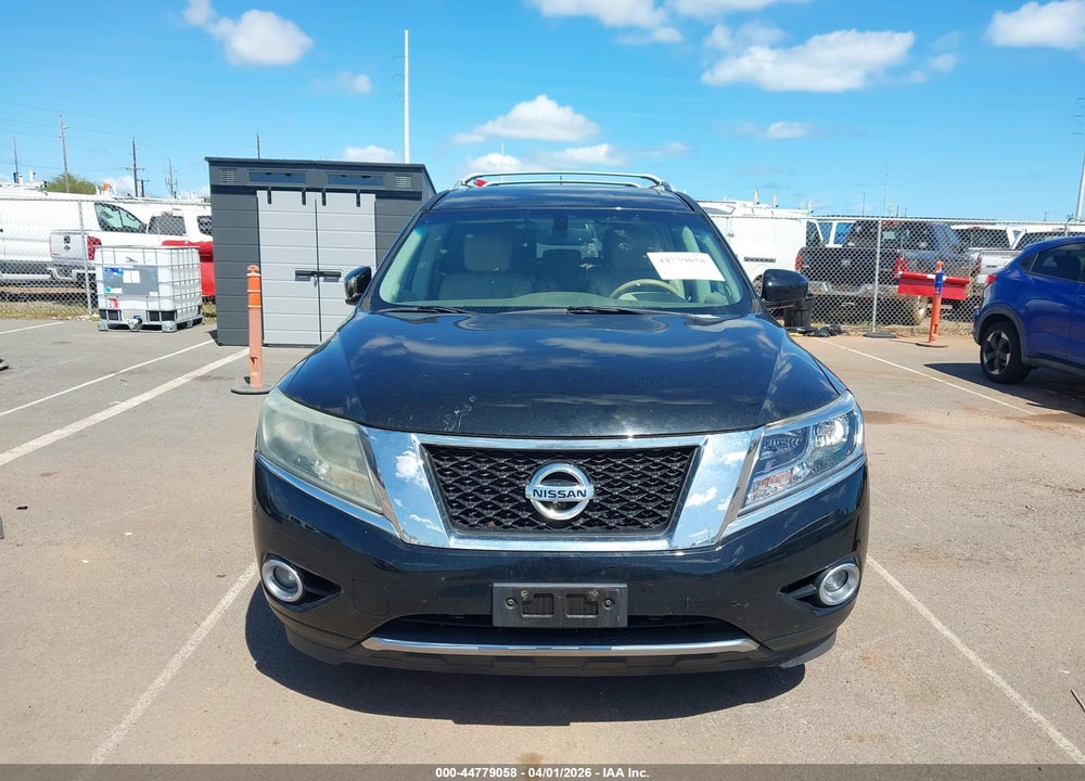 2013 NISSAN PATHFINDER PLATINUM VIN: 5N1AR2MM0DC674314